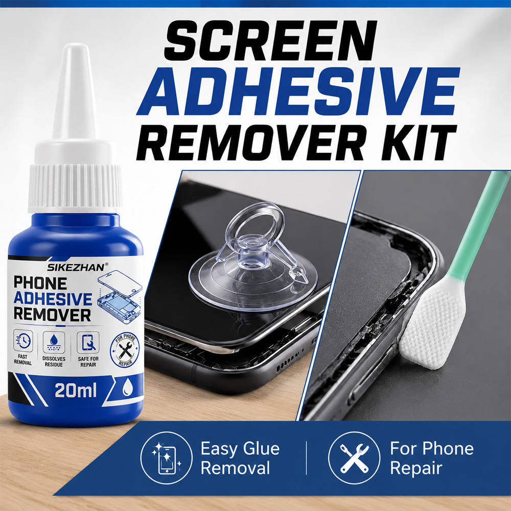 Electronics Repair Service - Kit professionnel de dissolvant d'adhésif pour