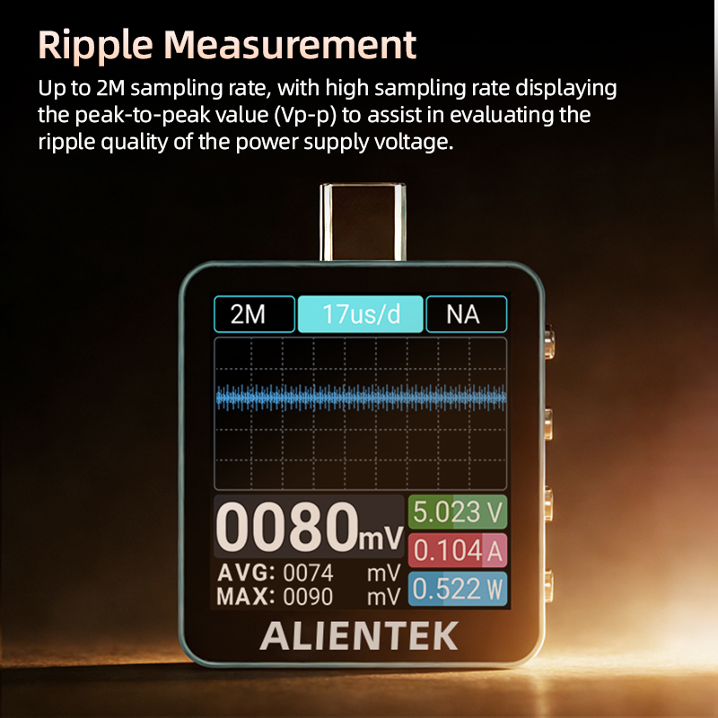 Testeur USB Type C ALIENTEK C2 - Usb Ammeter Tester avis et prix