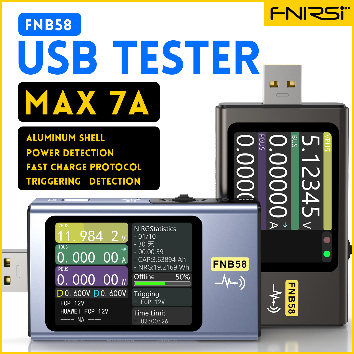 Testeur de tension USB FNIRSI- - Usb Ammeter Tester avis et prix