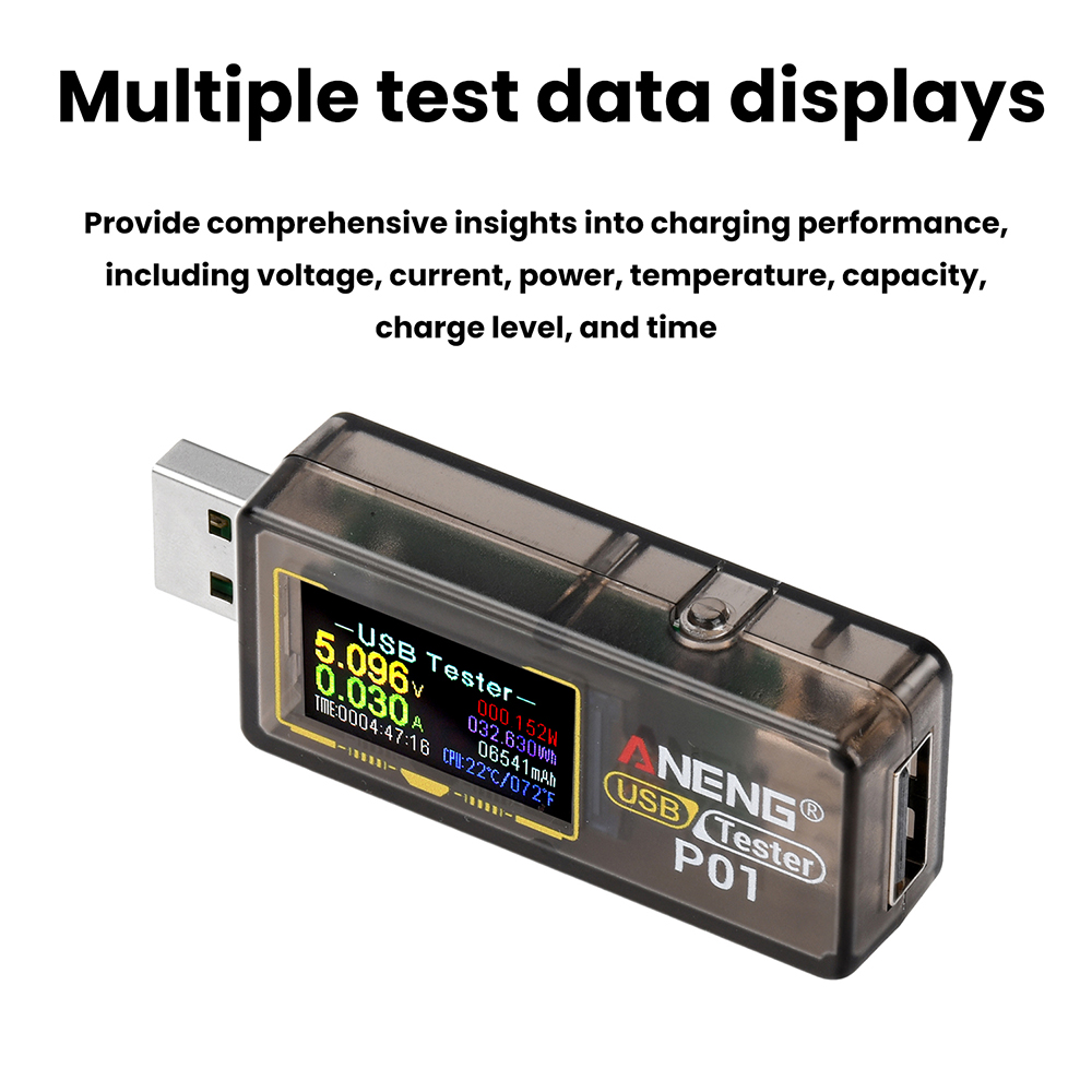 Testeur USB numérique P01, aff - Usb Ammeter Tester avis et prix